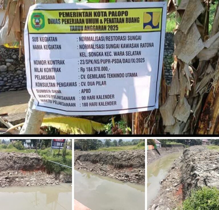 Pengerukan Sungai Yang Akibatkan Kerusakan Talud, Hasyim: Kita Bongkar Karena Sudah Tidak Layak