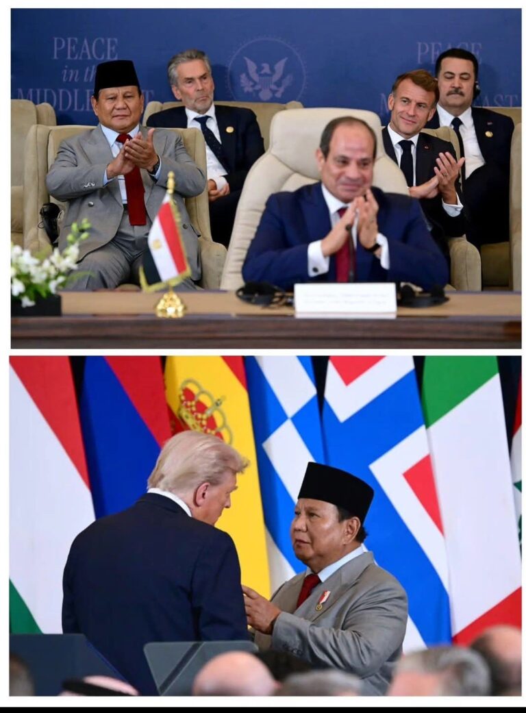 Berkat Diplomasi Prabowo, Palestina dan Israel Berdamai di KTT Mesir