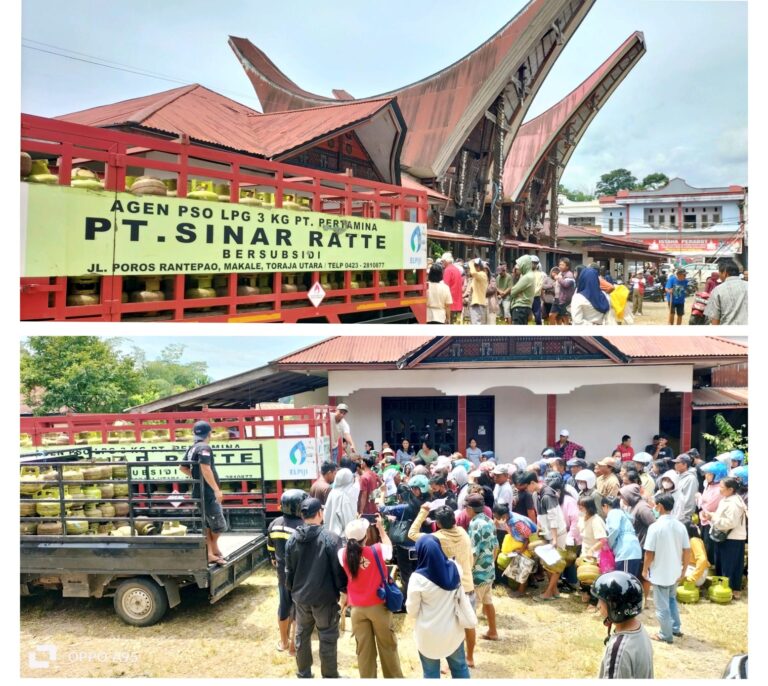 Agen PT Sinar Ratte Kembali Salurkan Gas Melon 3 Kg di Kecamatan Tallunglipu Sebanyak 560 Tabung Harga Rp 20 Ribu