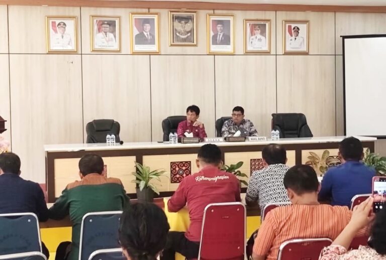Wabup Torut Pimpin Rapat Pelaksanaan HUT Kabupaten dan HUT Pahlawan Pongtiku, Ini Susunan Panitianya