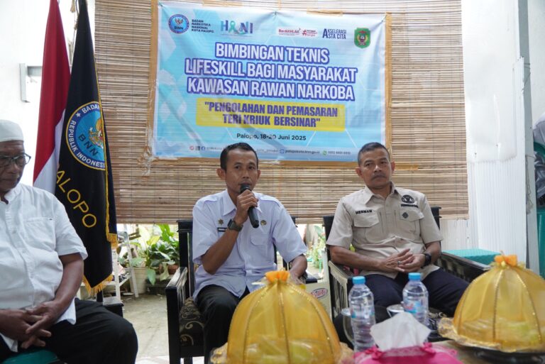 Pelatihan Lifeskill, Staf Ahli Pemkot Palopo Sebut Dapat Menumbuhkan Ekonomi dan Bisa Terhindar dari Narkoba